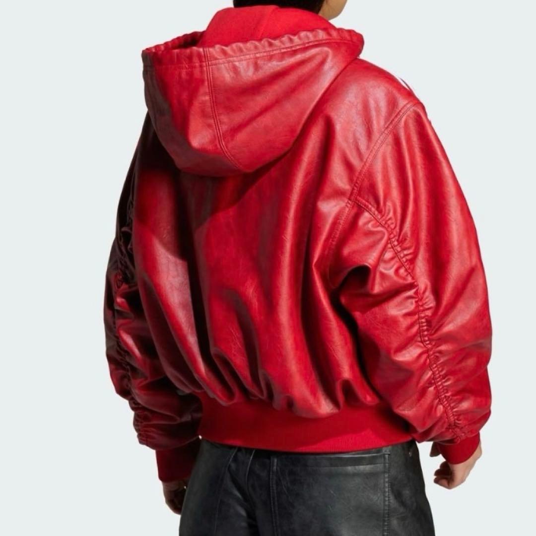 アディダスADILENIUM シーズン 3 ビンテージ フェイクレザージャケット