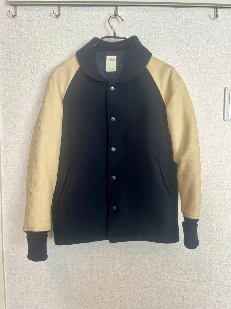 Ron Herman レザースリーブ ウールスタジャン／ブルゾン