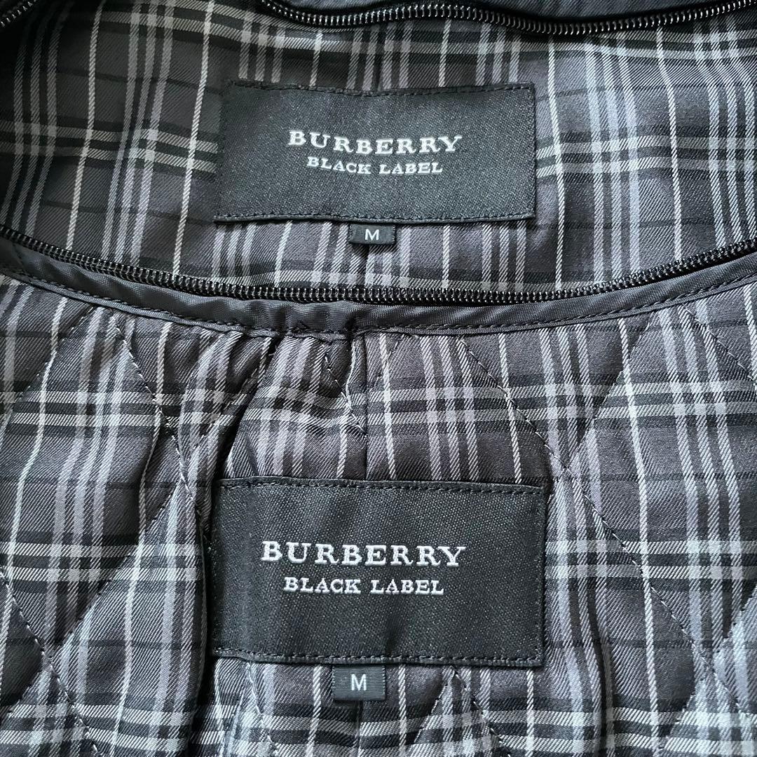 バーバリーブラックレーベル✨トレンチコート ノバチェック ライナー ブラック M