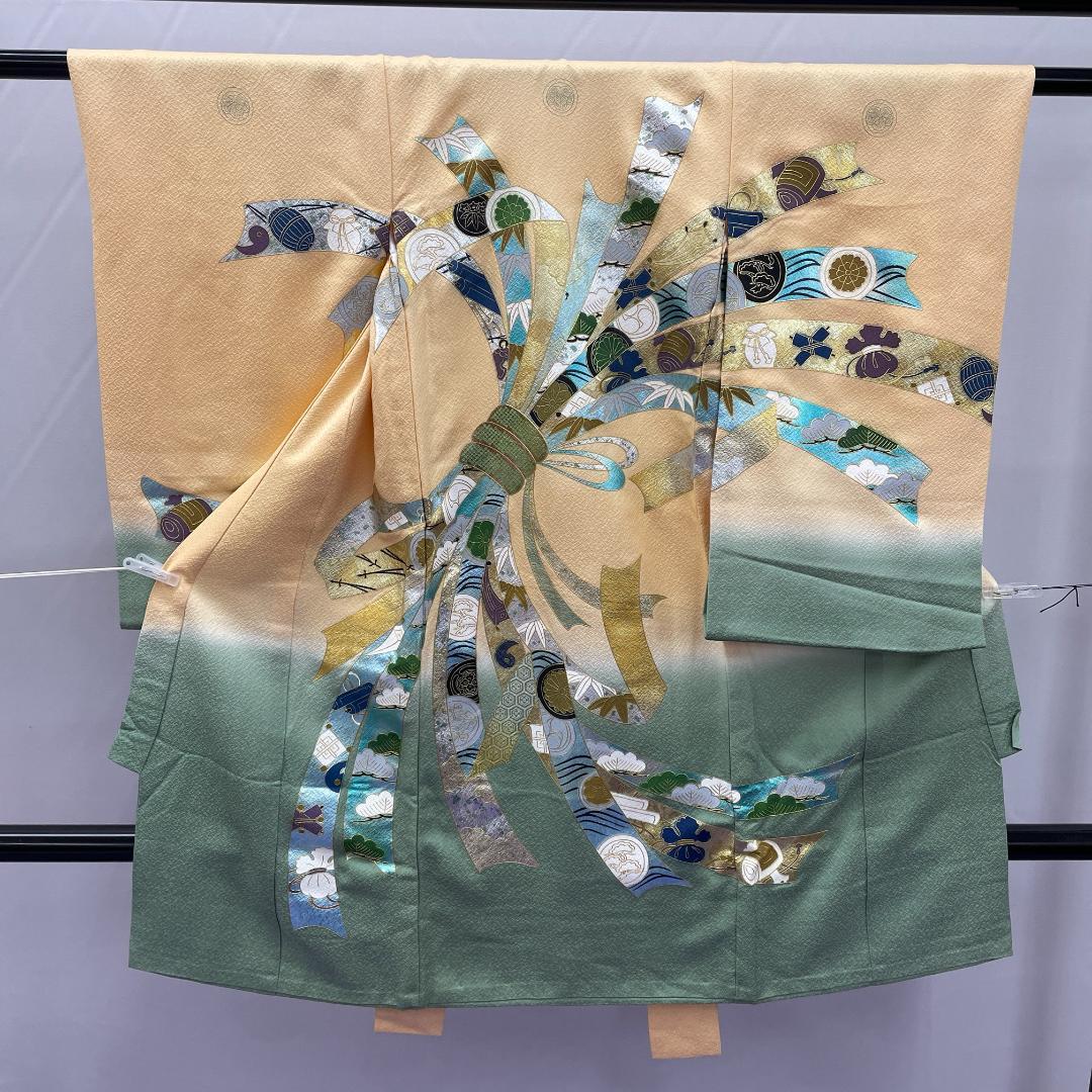 Y★4000★ 七五三 男の子 着物 襦袢付き かけ着 男児 一つ身