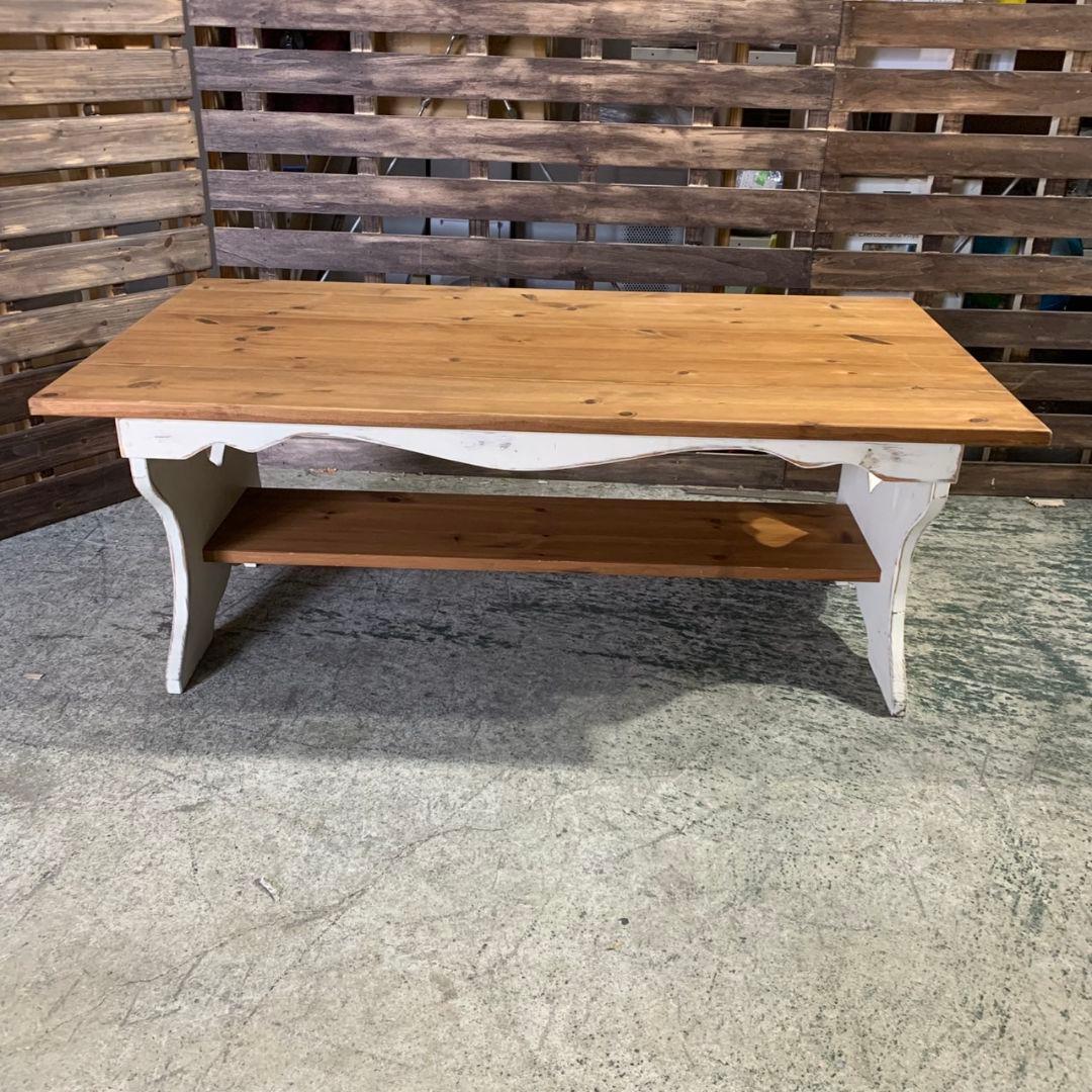 G897 カントリー家具 ローテーブル コーヒーテーブル