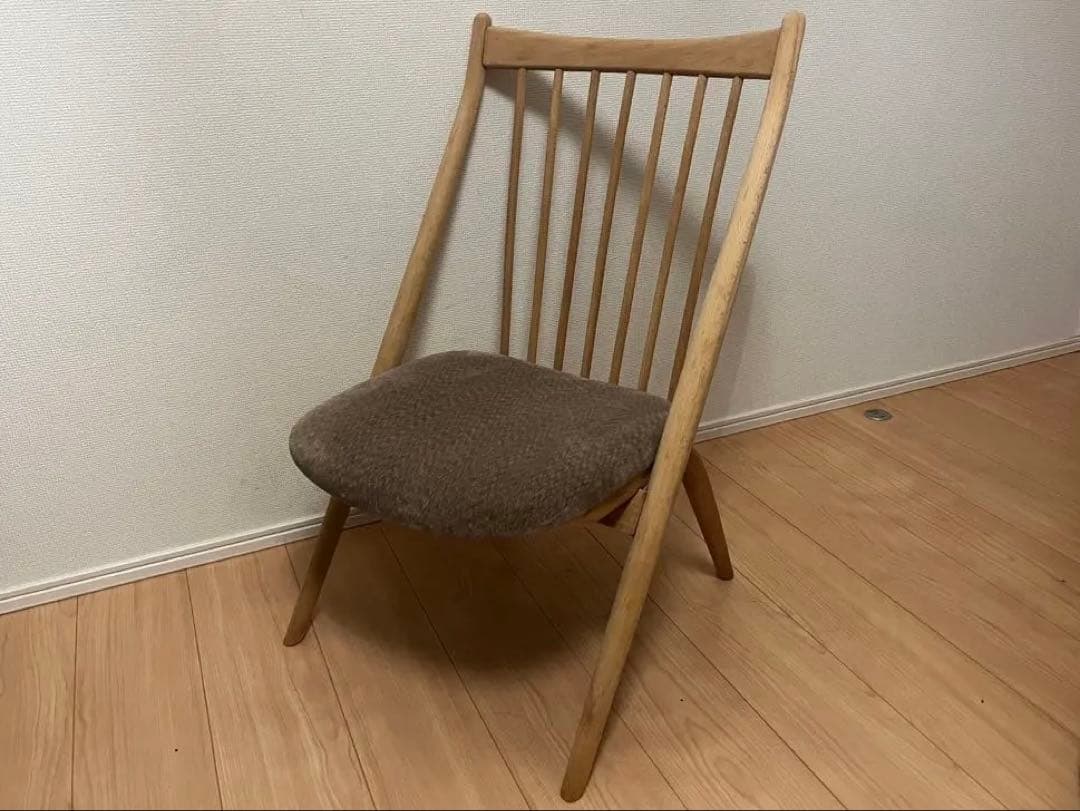 北欧　ビンテージ　デザイン　飛騨産業 キツツキ サロンチェア　ソープフィニッシュ