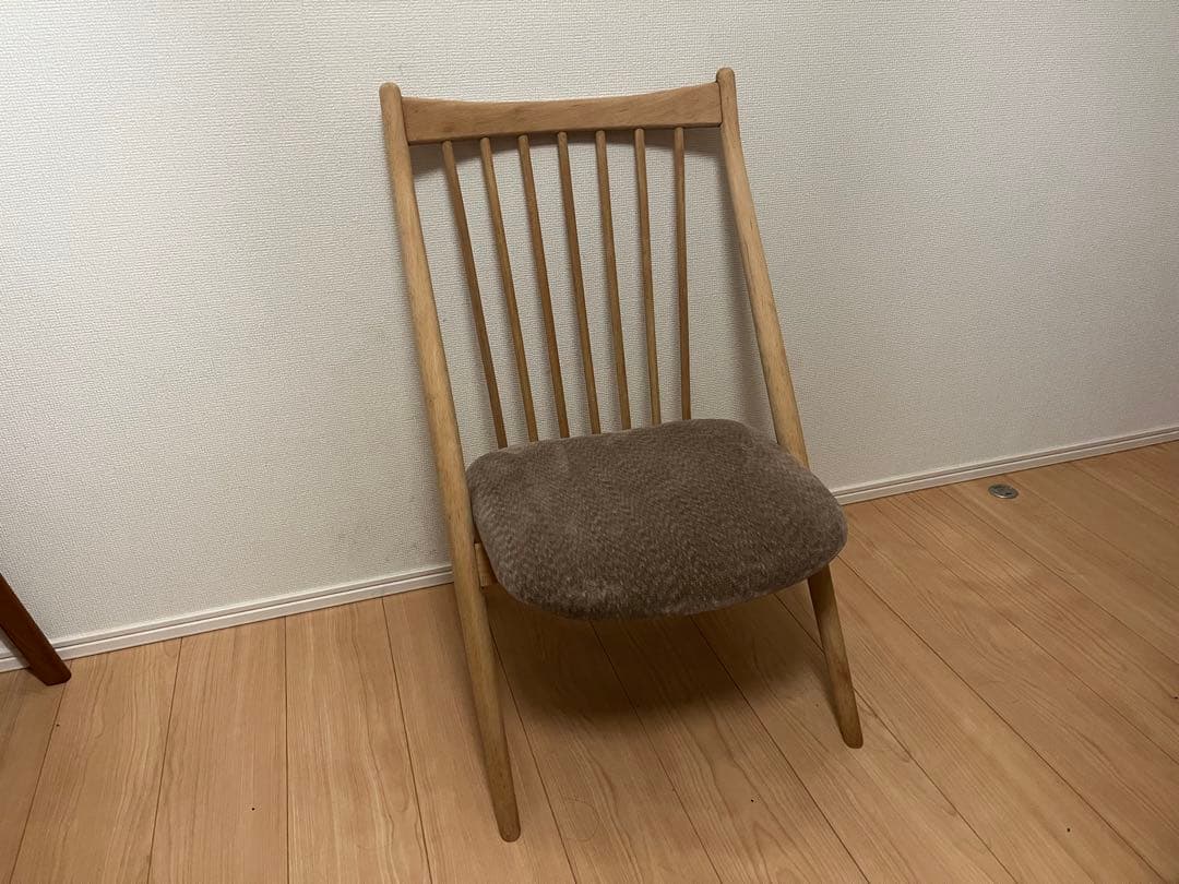 北欧　ビンテージ　デザイン　飛騨産業 キツツキ サロンチェア　ソープフィニッシュ