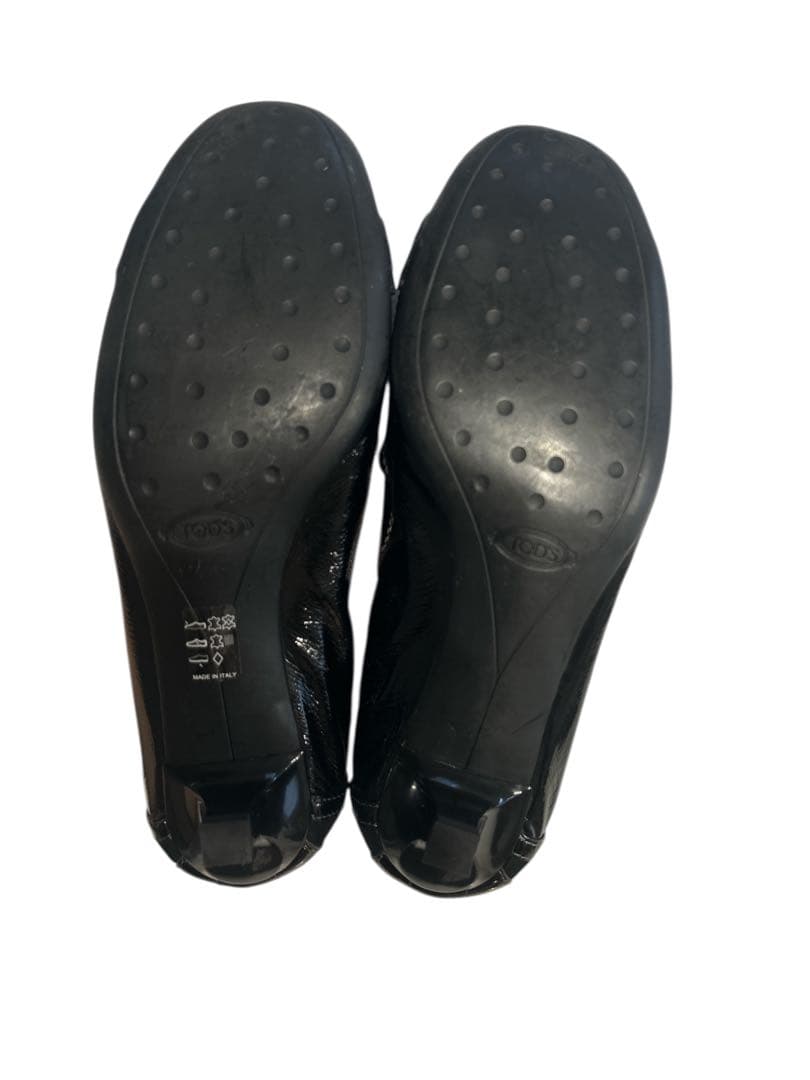 【極美品】TOD'S ブラックパンプス 37.5