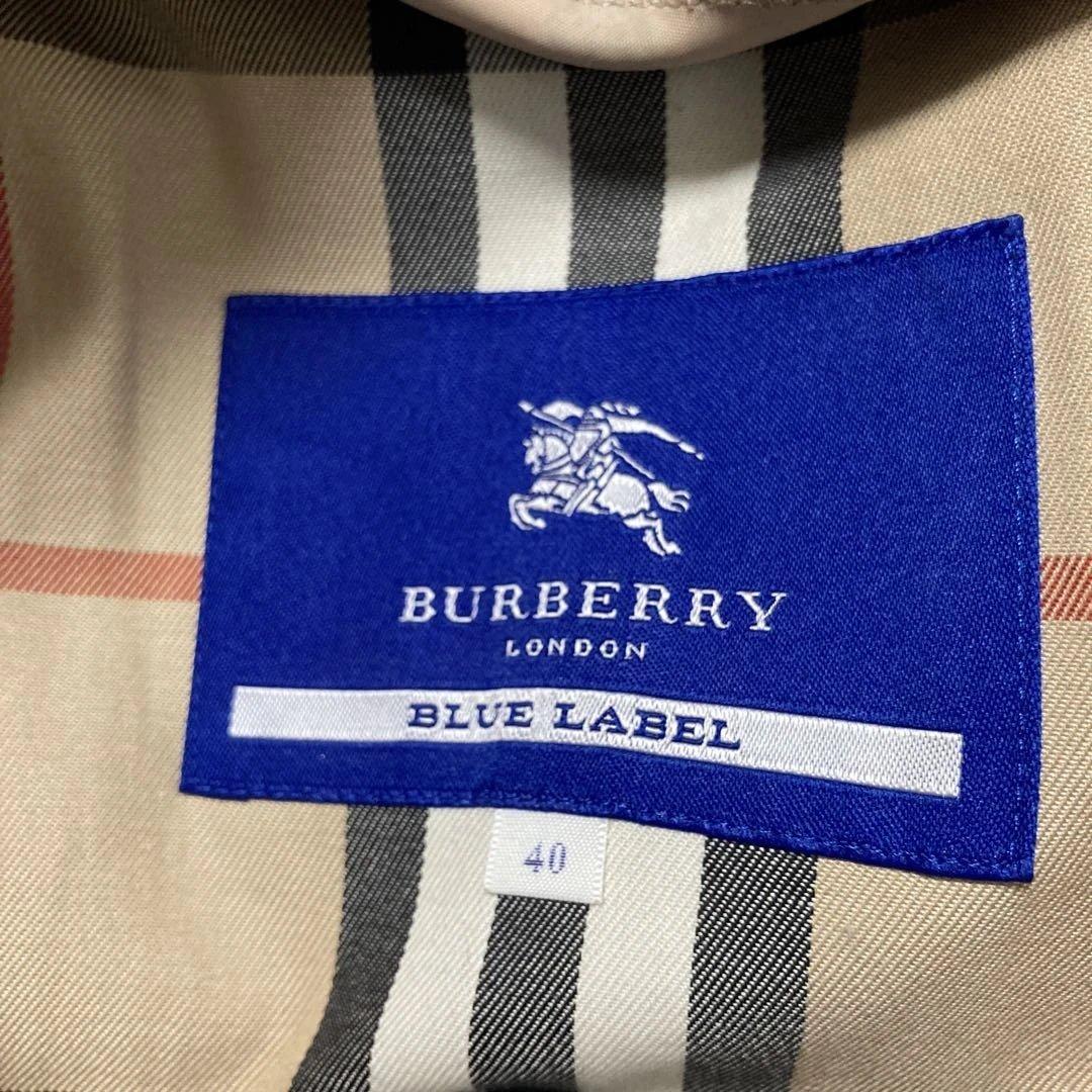 【JP28】BURBERRY BLUE LABEL トレンチコート 40
