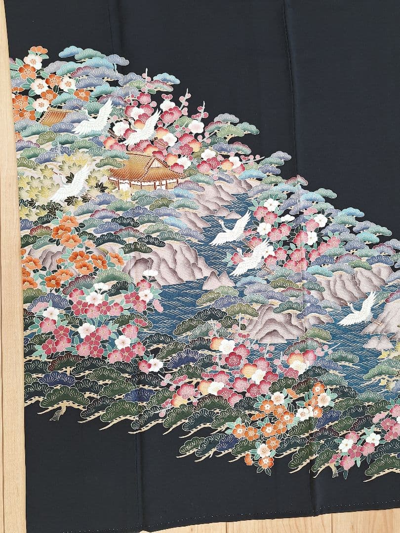 着物リメイクワンピース3668