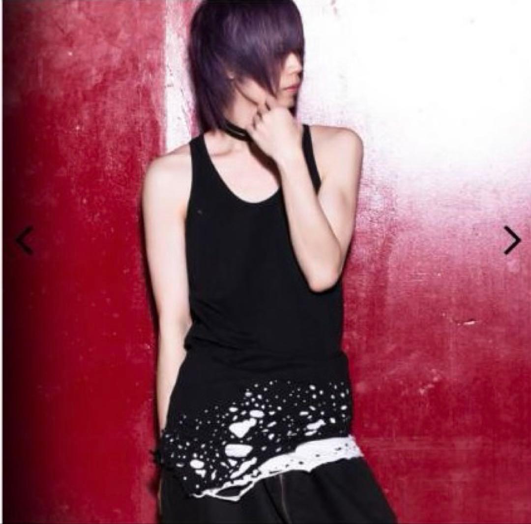 『CIVARIZE』クラッシュ加工フェイクレイヤードタンクトップ