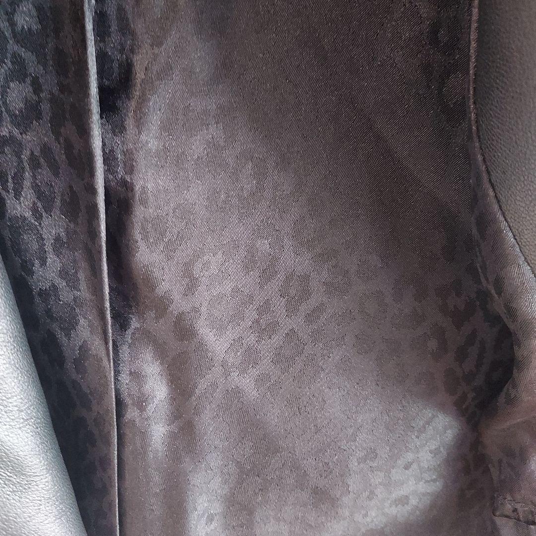 santafe ブラック革ジャン