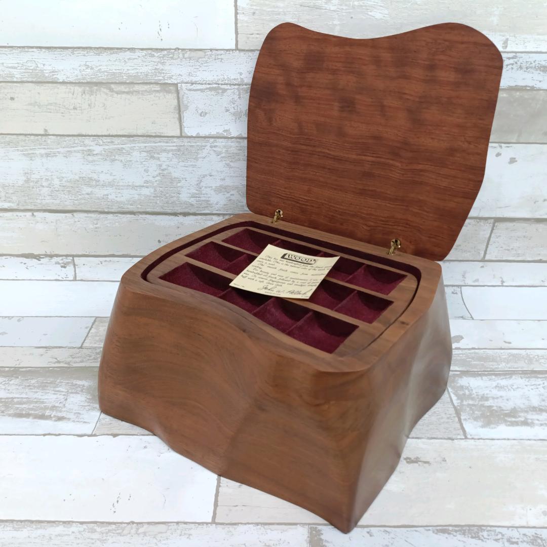 アクセサリーケース ブラック ウォールナット John w. Pollock