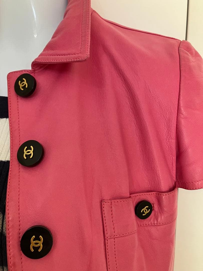 シャネルレザージャケット