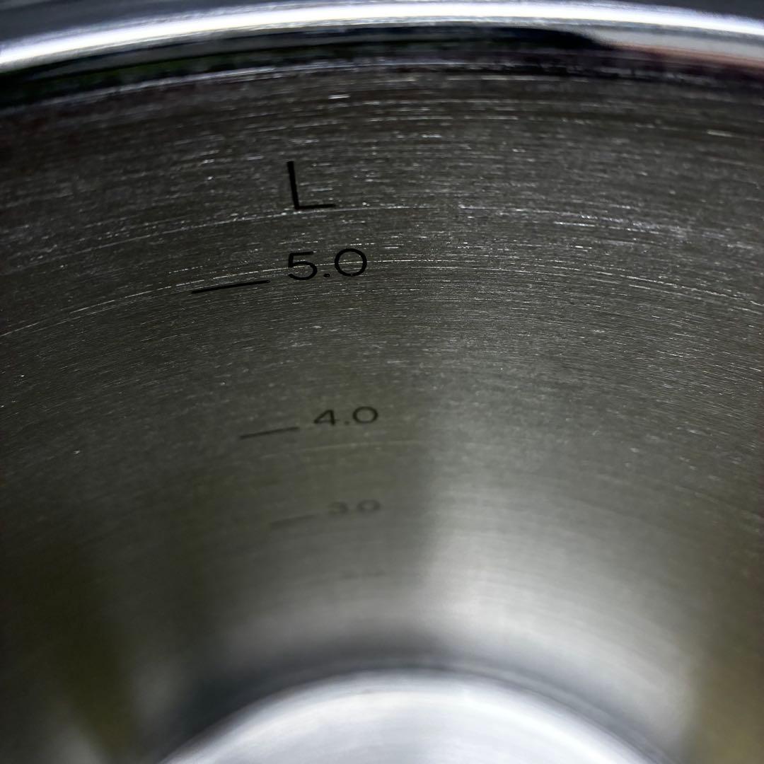 美品　フィスラー ステンレス パスタ　5.0L ドイツ製　説明書あり　寸胴