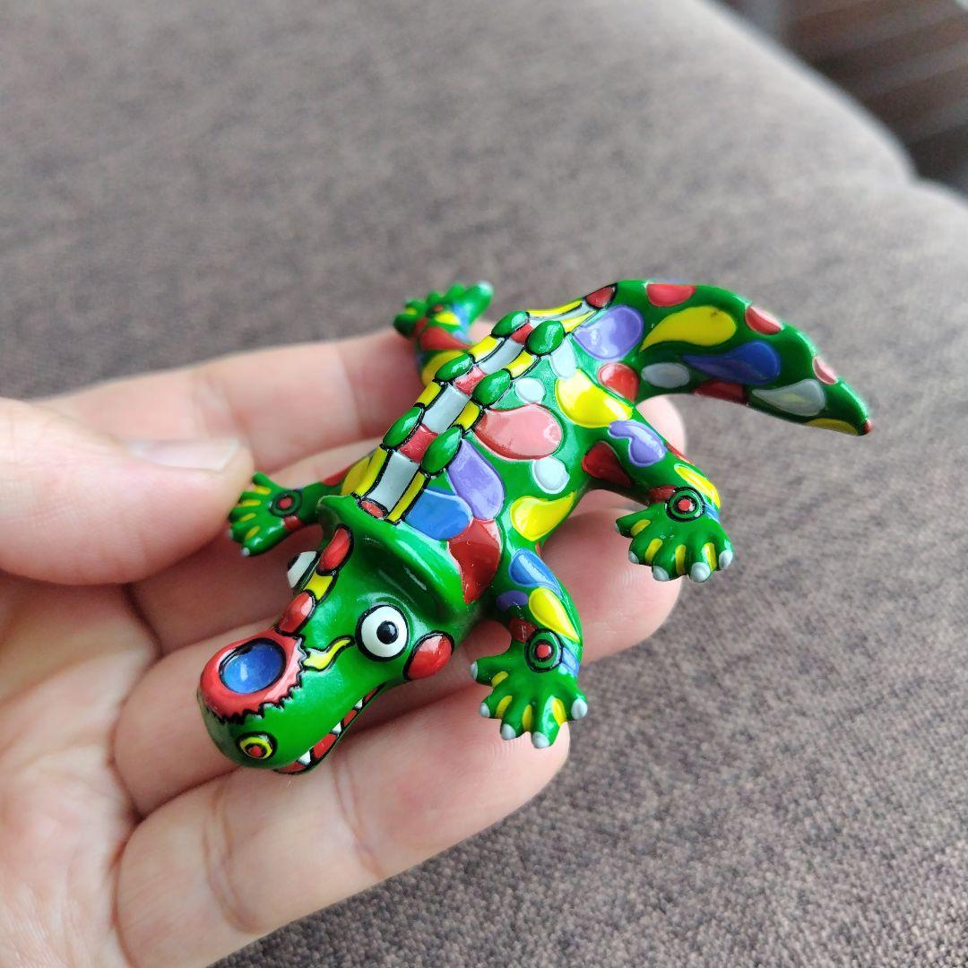 未使用専用箱入 吉本工業 ジミー大西 POP OUT ワニくん箸置き 2個セット