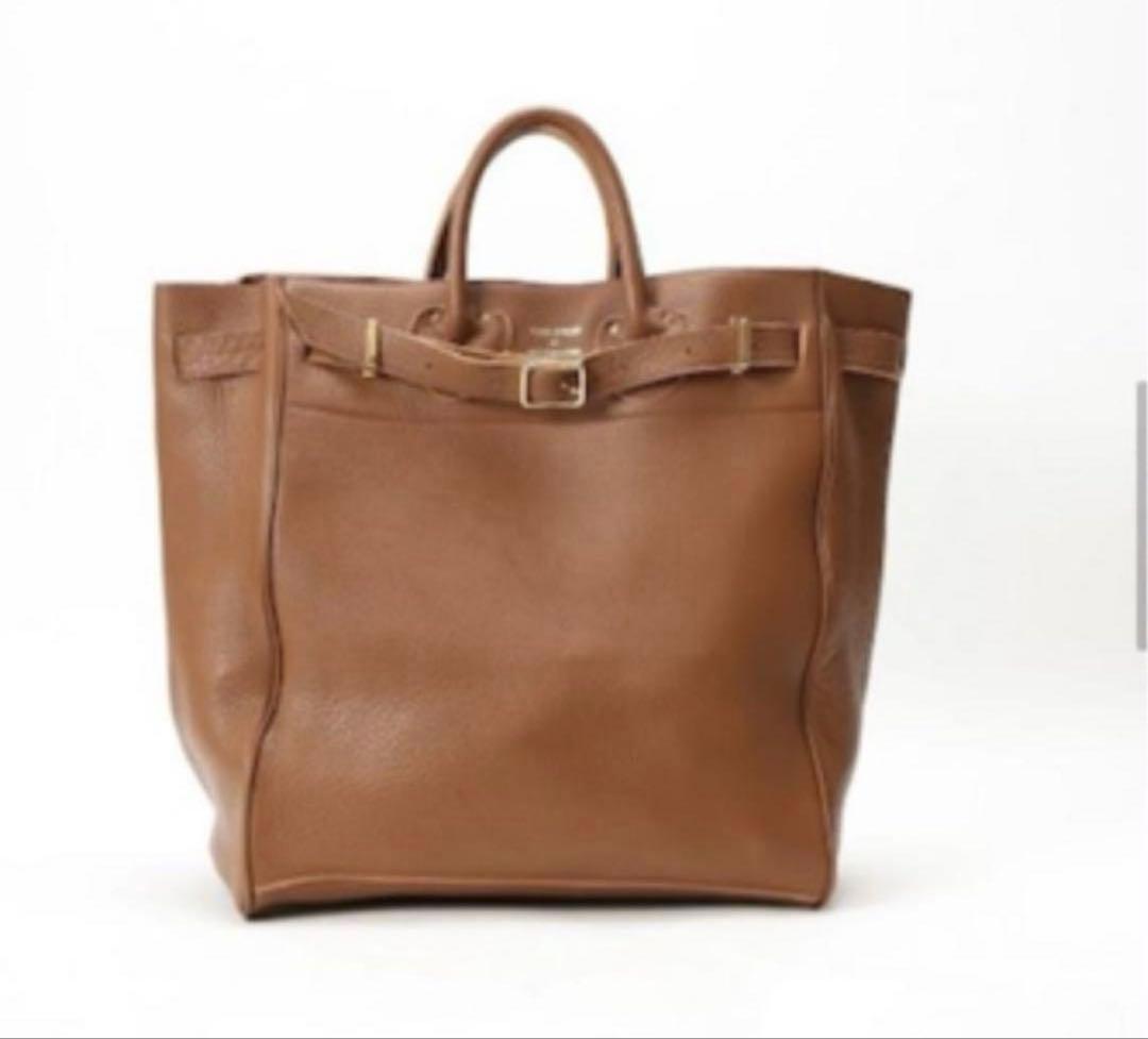 ヤングアンドオルセン フレームワーク 別注 レザートートバッグ ブラウン A4