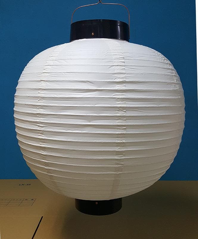 特大サイズ　ビニール・白無地提灯　丸型　60×57㎝　JOA-97