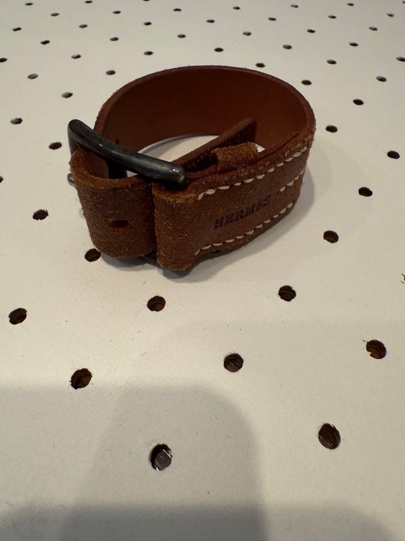 HERMES エルメス　スエード　レザー　ブレスレット