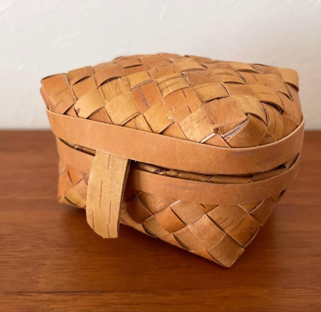 SPOONFULで購入した白樺カゴBIRCH BOX