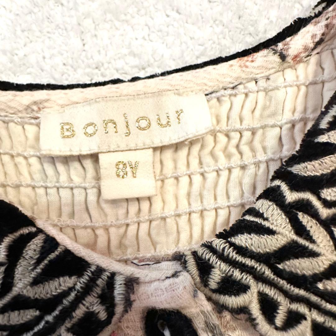 m*k様 Bonjour diary 花柄チュニック　ワンピース　8Y