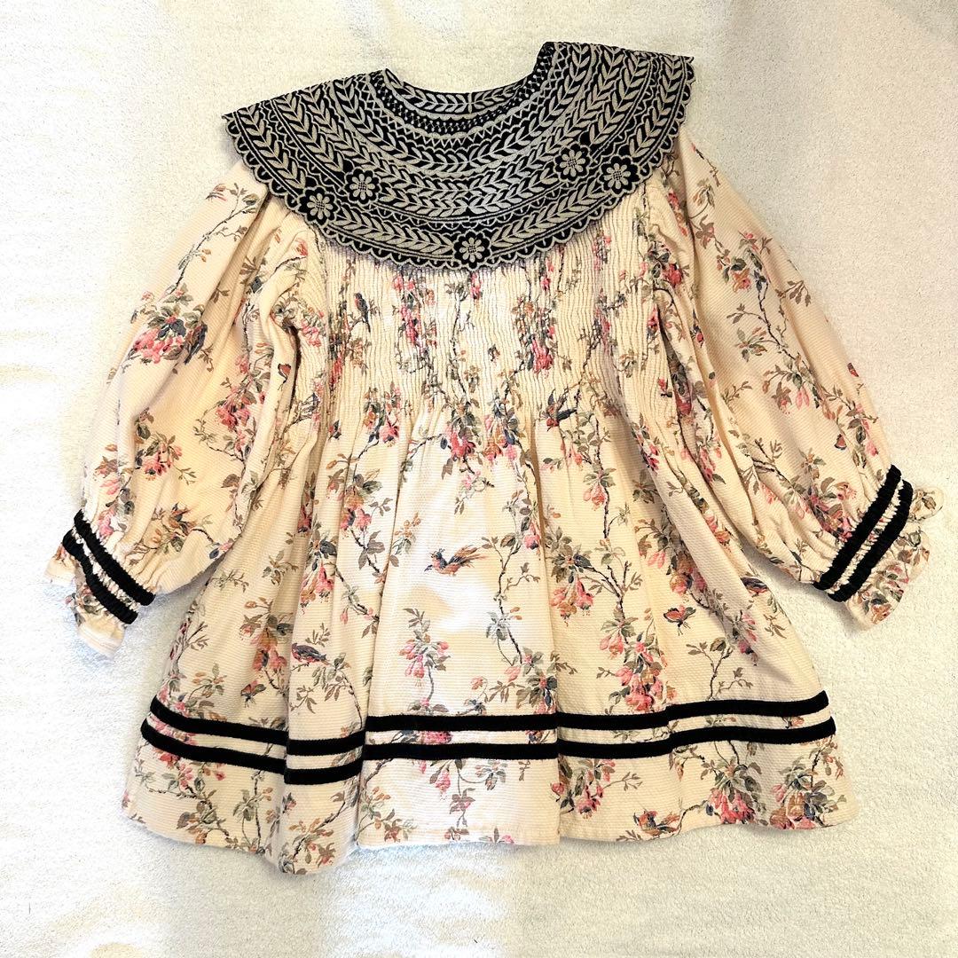 m*k様 Bonjour diary 花柄チュニック　ワンピース　8Y