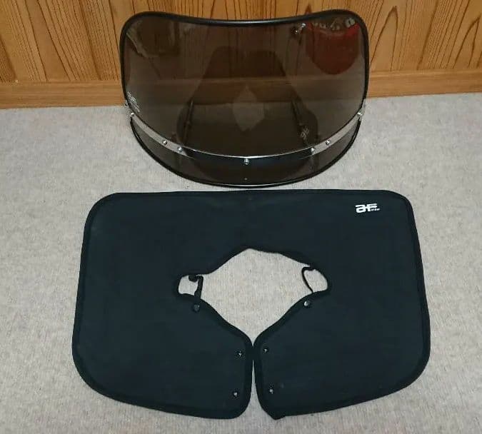 旭風防 NO 99 黒 スモークシールド ブラック 325mm