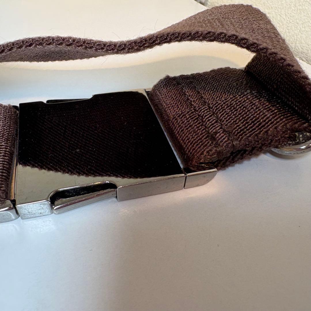 グッチ GUCCI ボディバッグ GG キャンバス レザー ブラウン