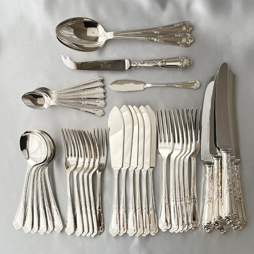 【Hugh Foulerton】ディナーセット 6名用40本組 サーバー付