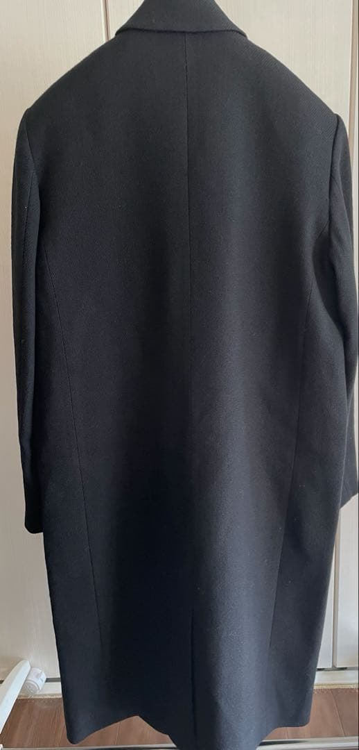 Wool 100% Chester Coat 36 ブラック　todayful