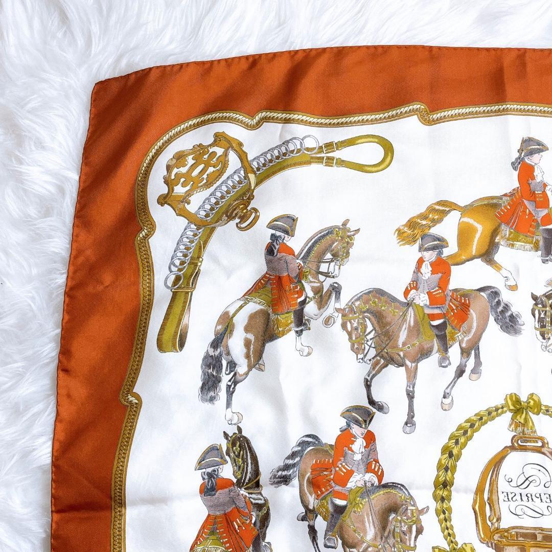 HERMES カレ90 エルメス スカーフ カレ90 REPRISE シルク
