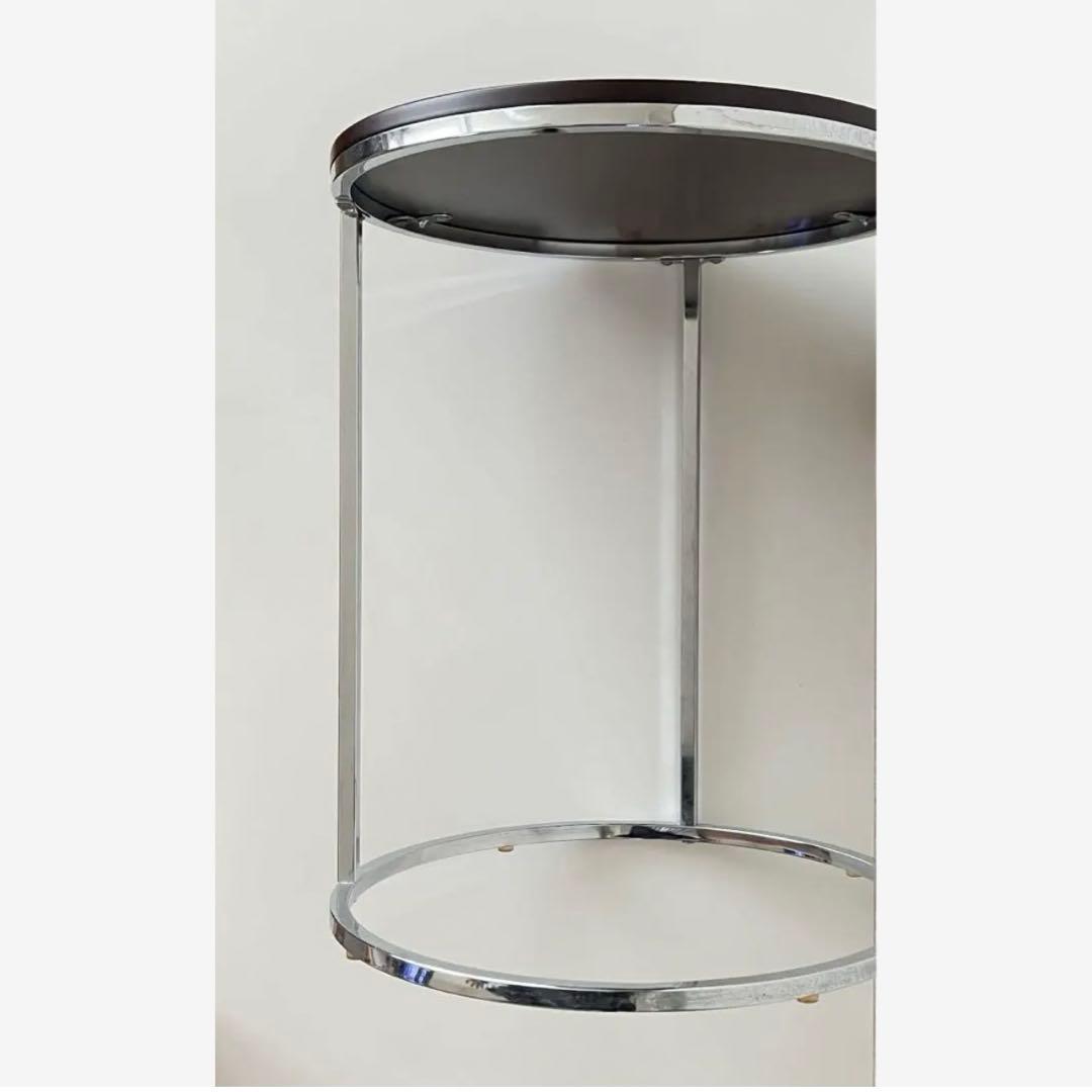 サイドテーブル｜円盤｜直径40cm 高さ50cm