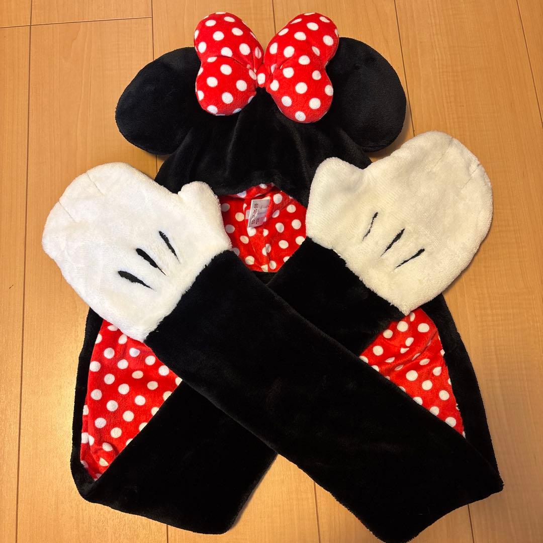 ディズニー ミニー マフラーファンキャップ