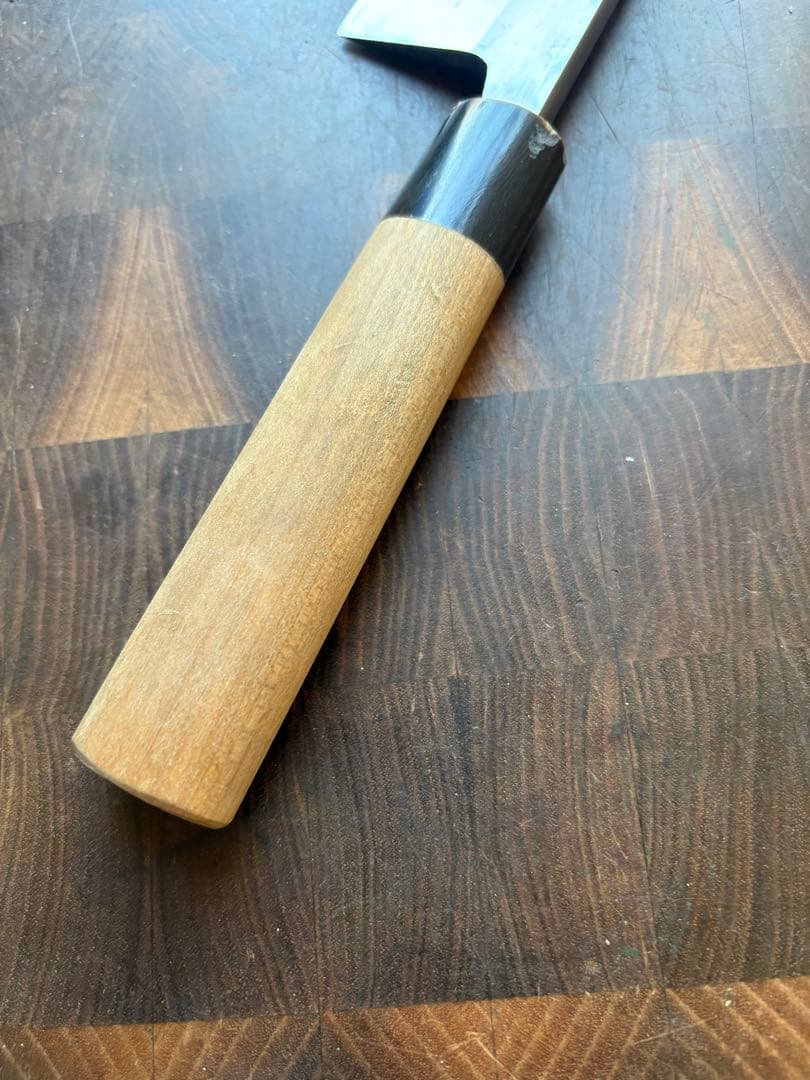 正本総本店　霞　玉白鋼　出刃　180mm 6寸　包丁　和包丁　本職　釣り