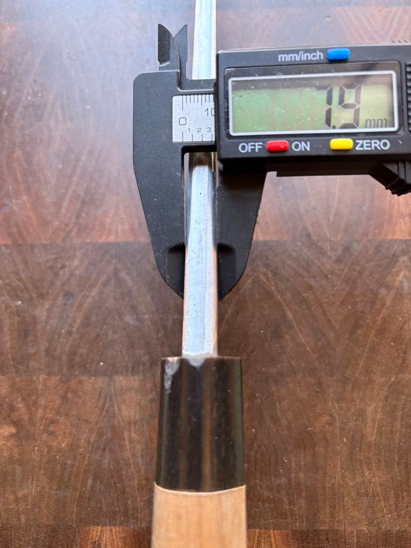 正本総本店　霞　玉白鋼　出刃　180mm 6寸　包丁　和包丁　本職　釣り