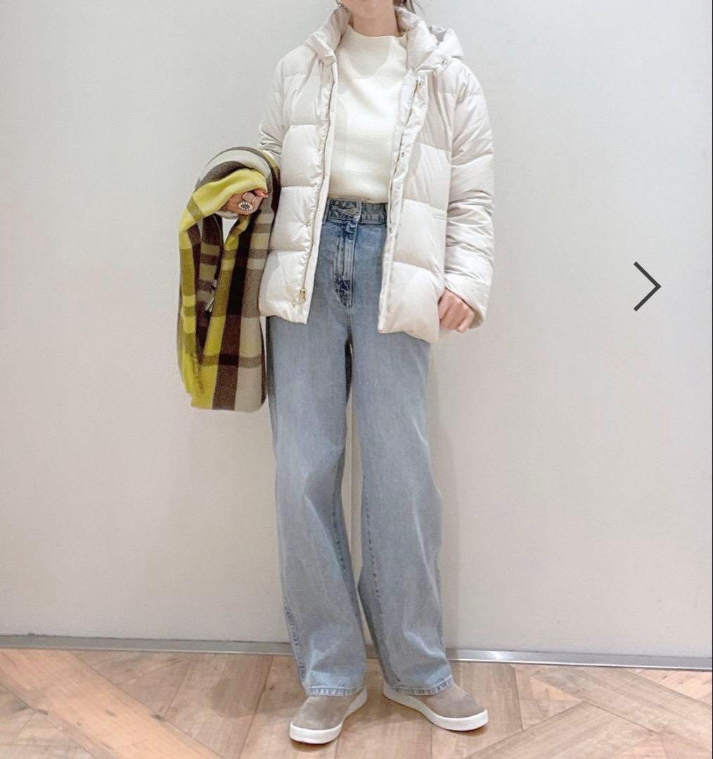 タグつき♪ GLOBAL WORK ダウンフードブルゾン グレージュ