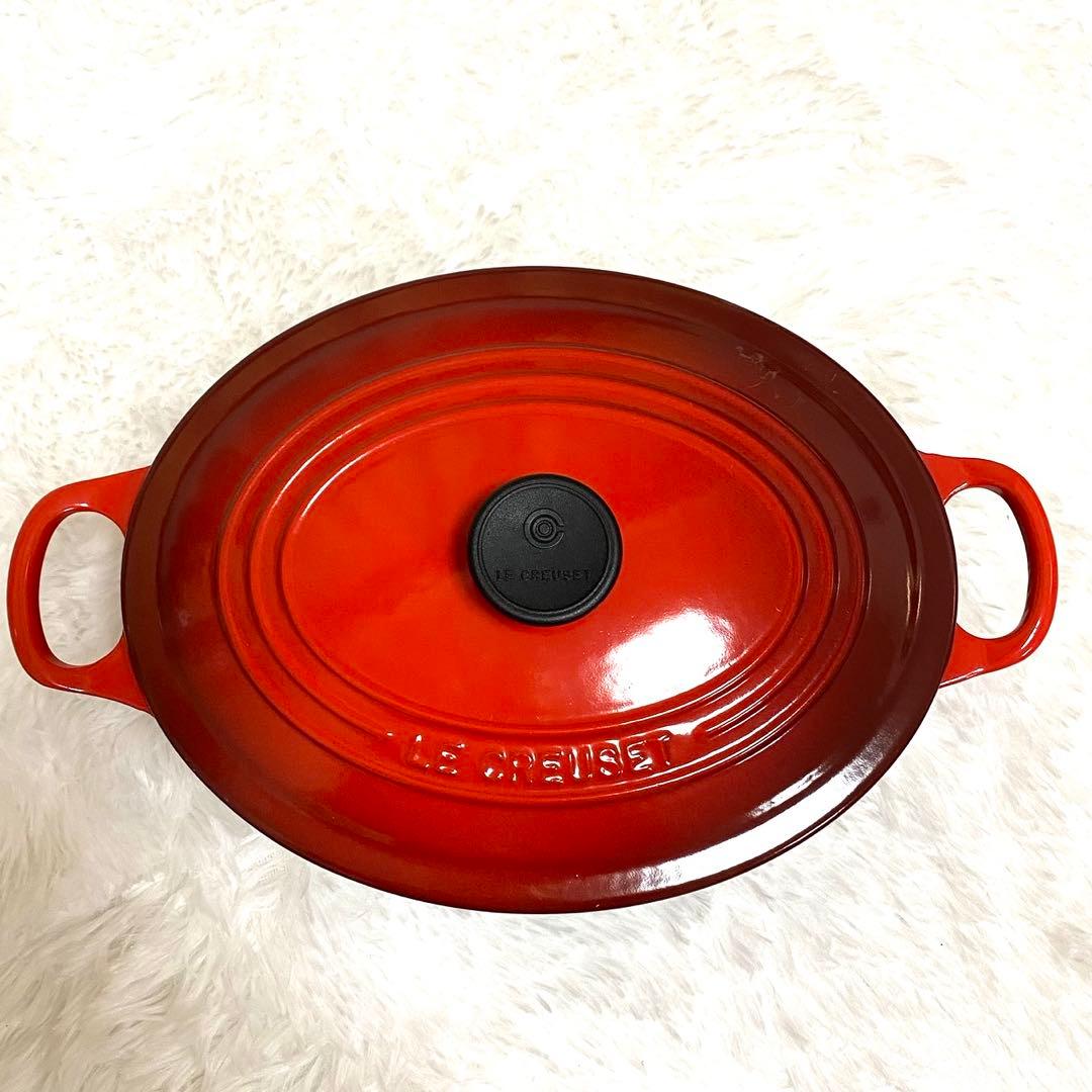LE CREUSET ルクルーゼ　ココットオーバル　25cm レッド
