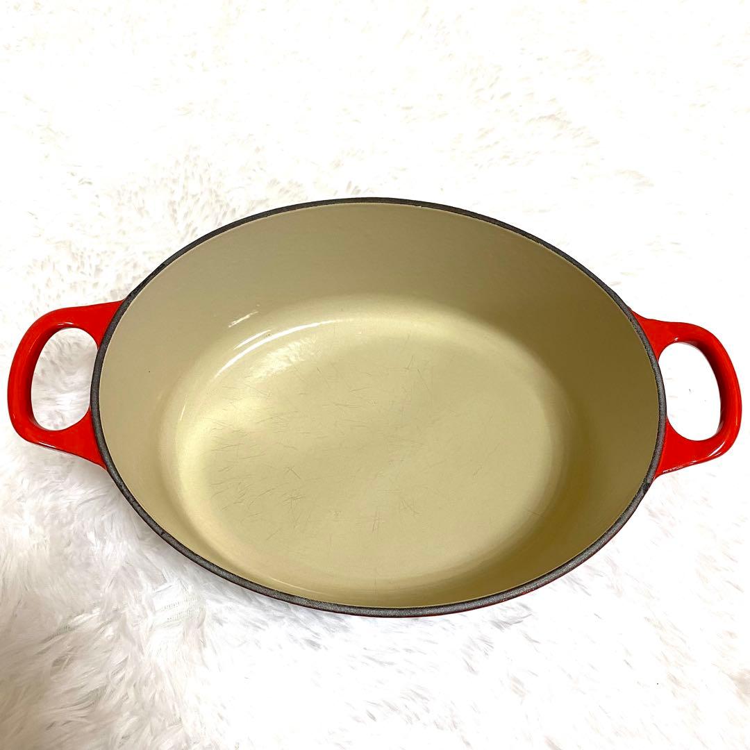LE CREUSET ルクルーゼ　ココットオーバル　25cm レッド