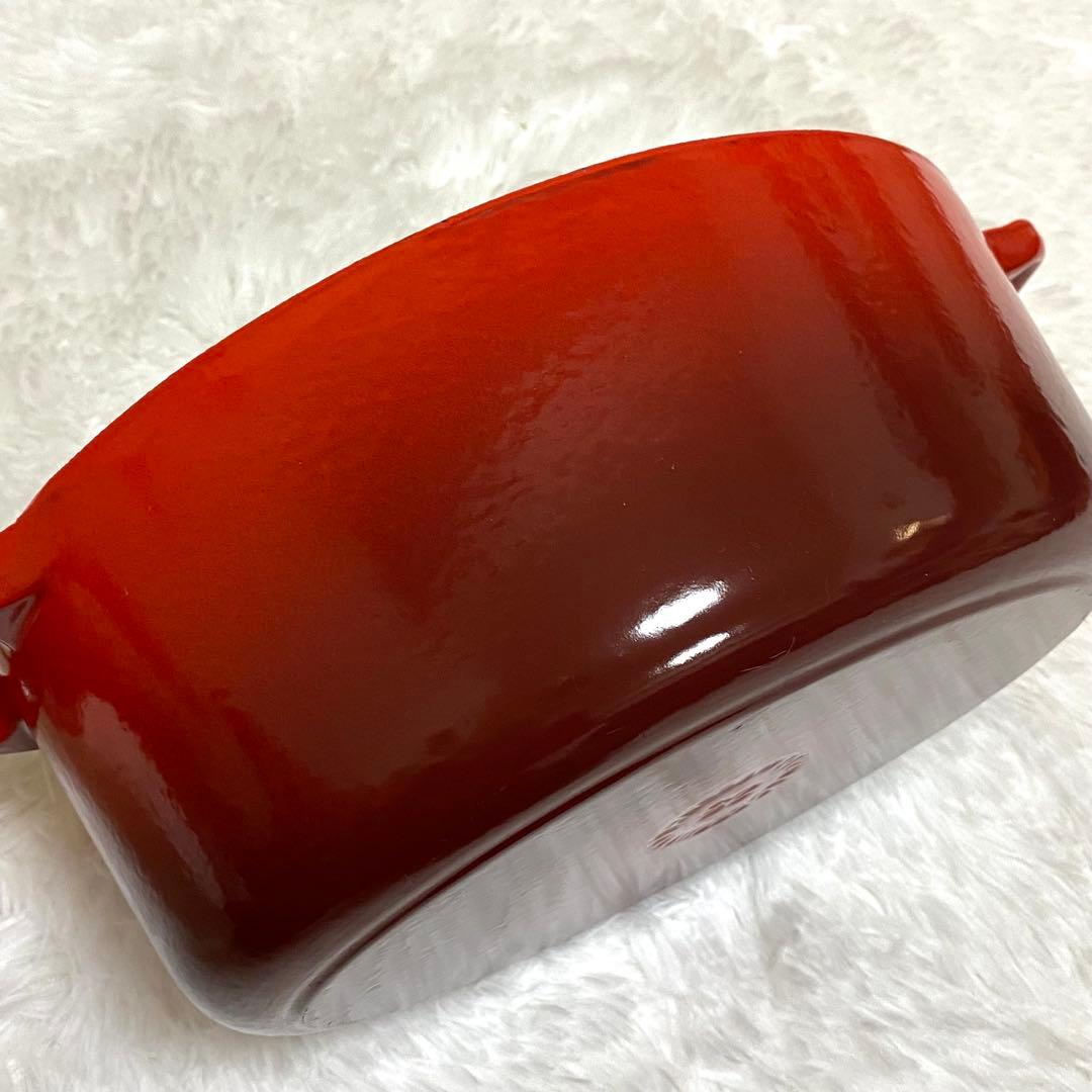 LE CREUSET ルクルーゼ　ココットオーバル　25cm レッド
