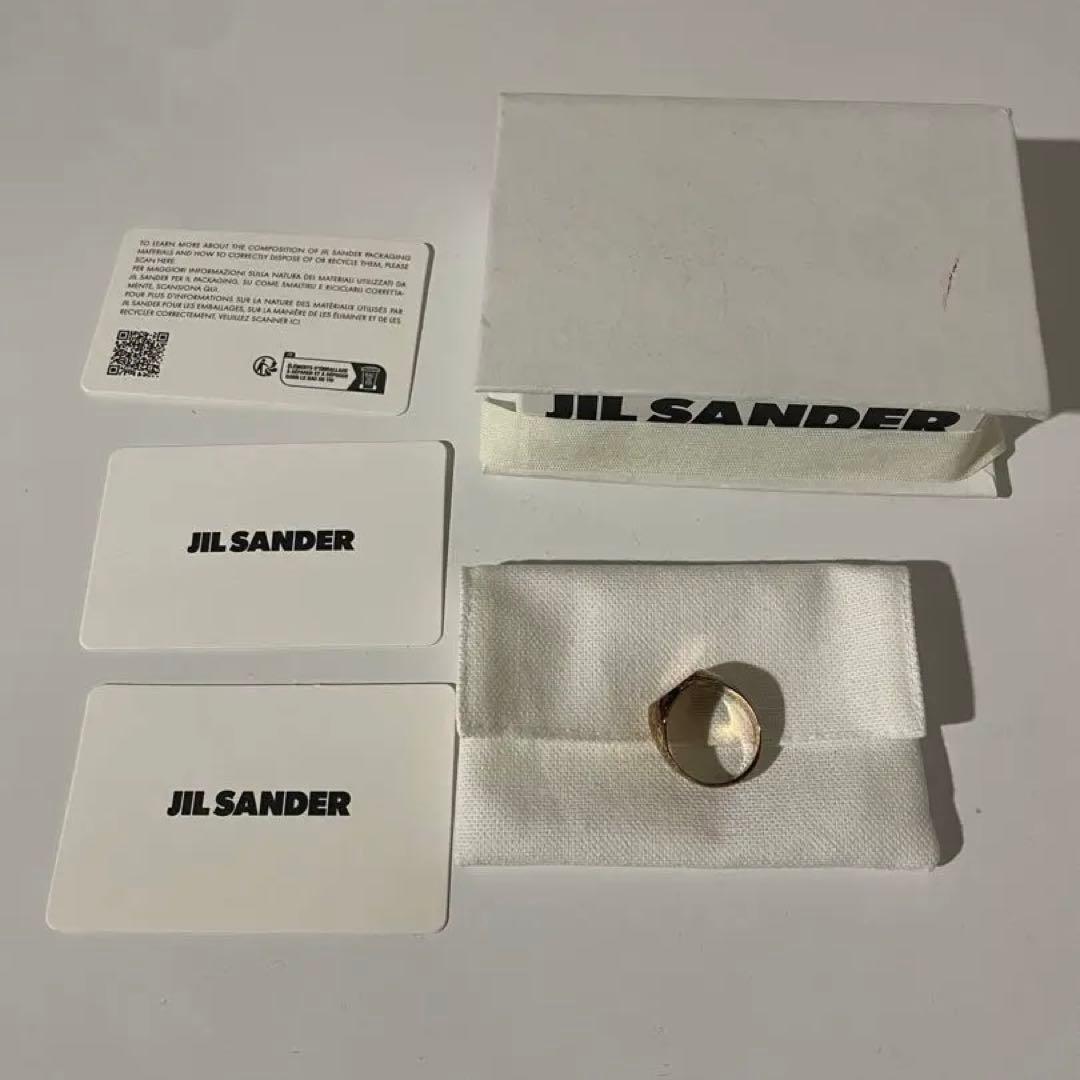 JIL SANDER ゴールド クラシックシュバリエリング