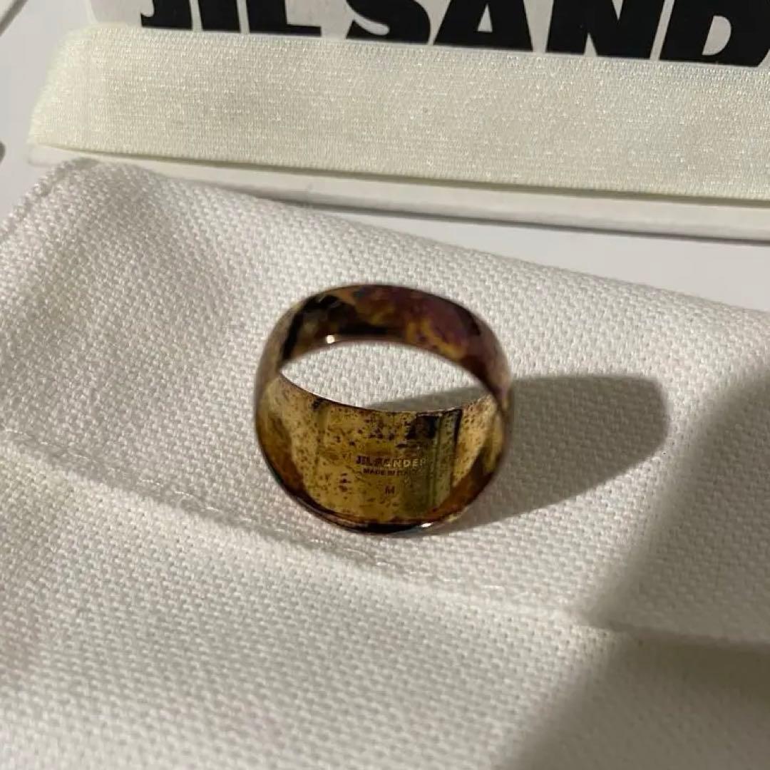 JIL SANDER ゴールド クラシックシュバリエリング