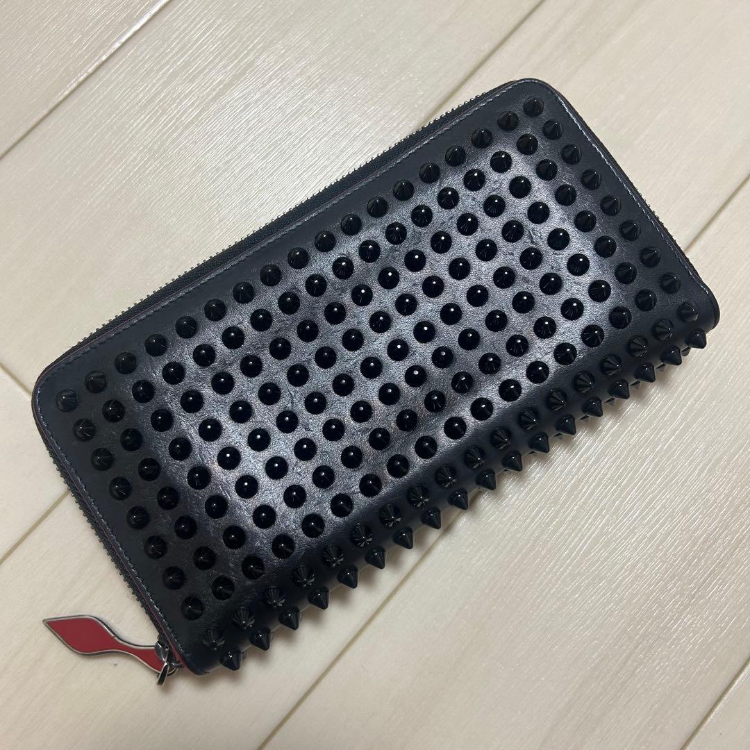 クリスチャン ルブタン パネトーネ 財布 長財布 ブラック 黒