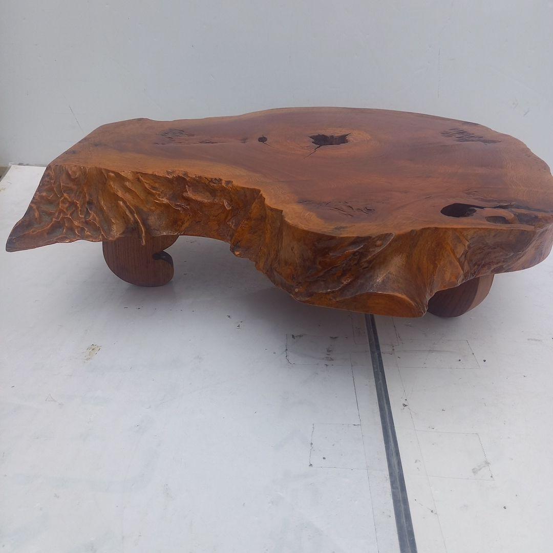 天然木　座卓一枚板座卓