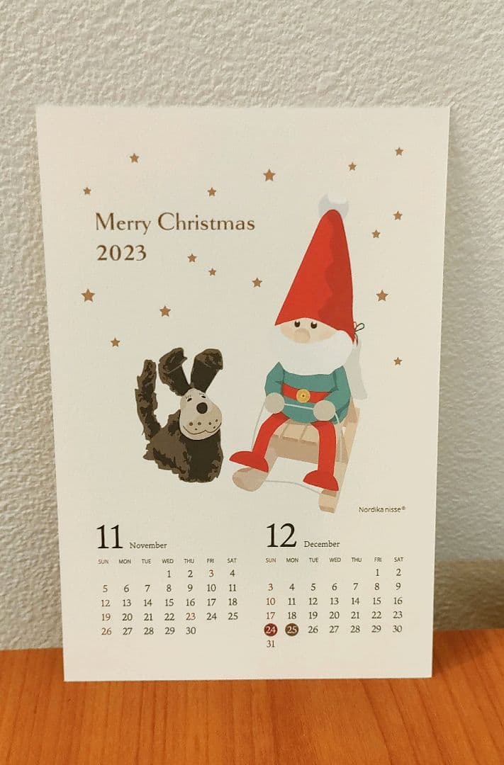 【新品】ポストカード付⭐ノルディカニッセ　限定レア！ツリーハットのニッセと男の子