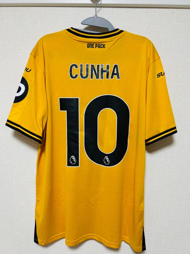 【新品】ウォルバーハンプトン24-25 ホームシャツ クーニャ10 L ウルブス