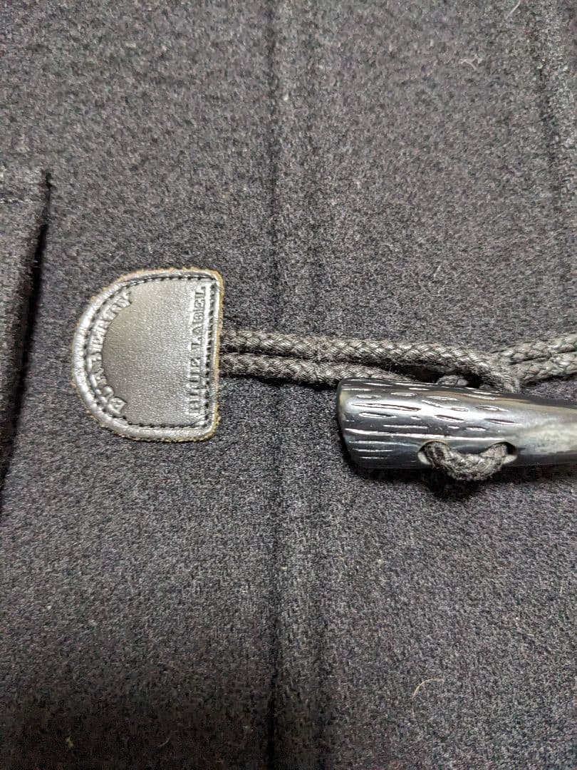 BURBERRY BLUELABEL ノバチェック ダッフルコート ブラック