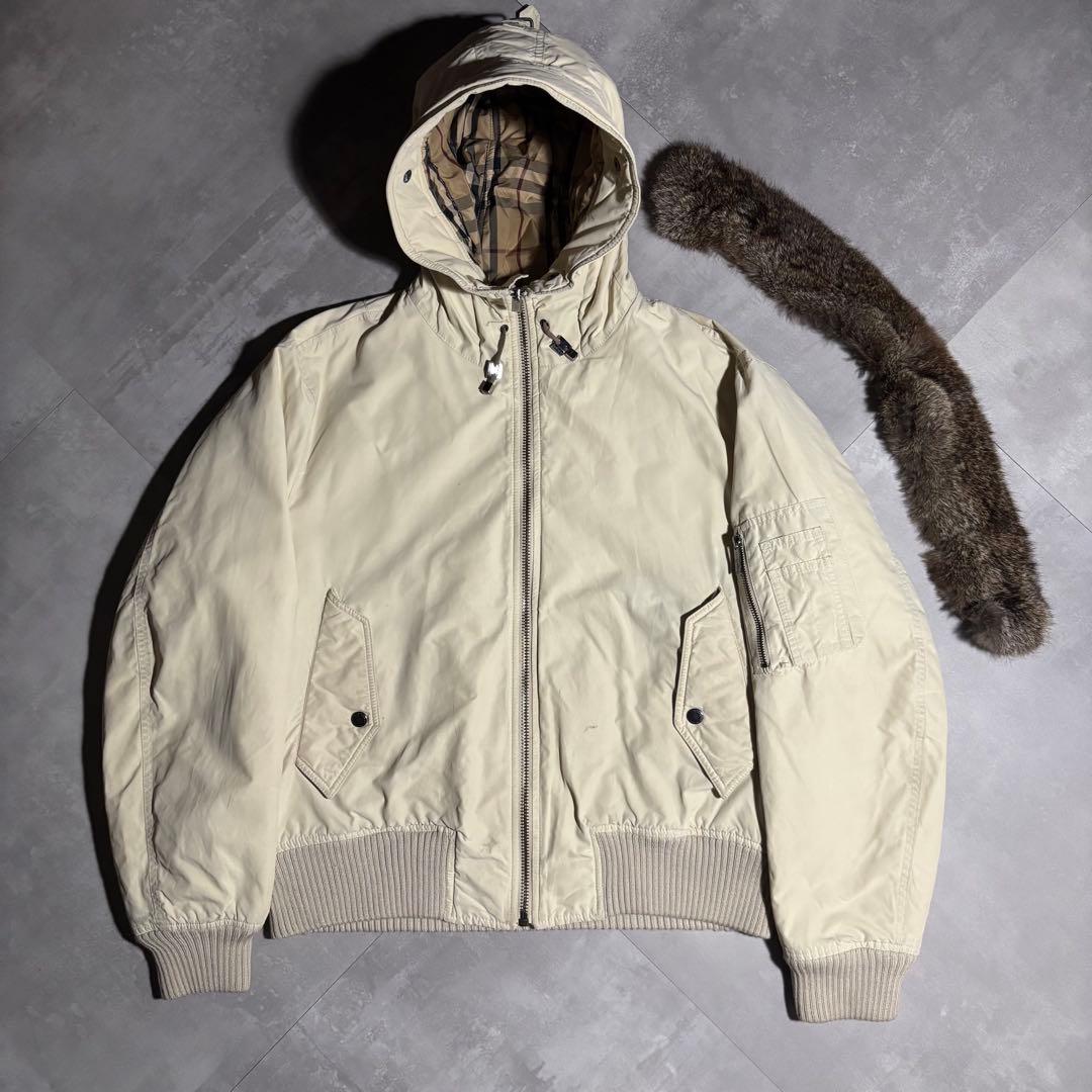 BURBERRY LONDON バーバリー　フライトジャケット　n2b ベージュ