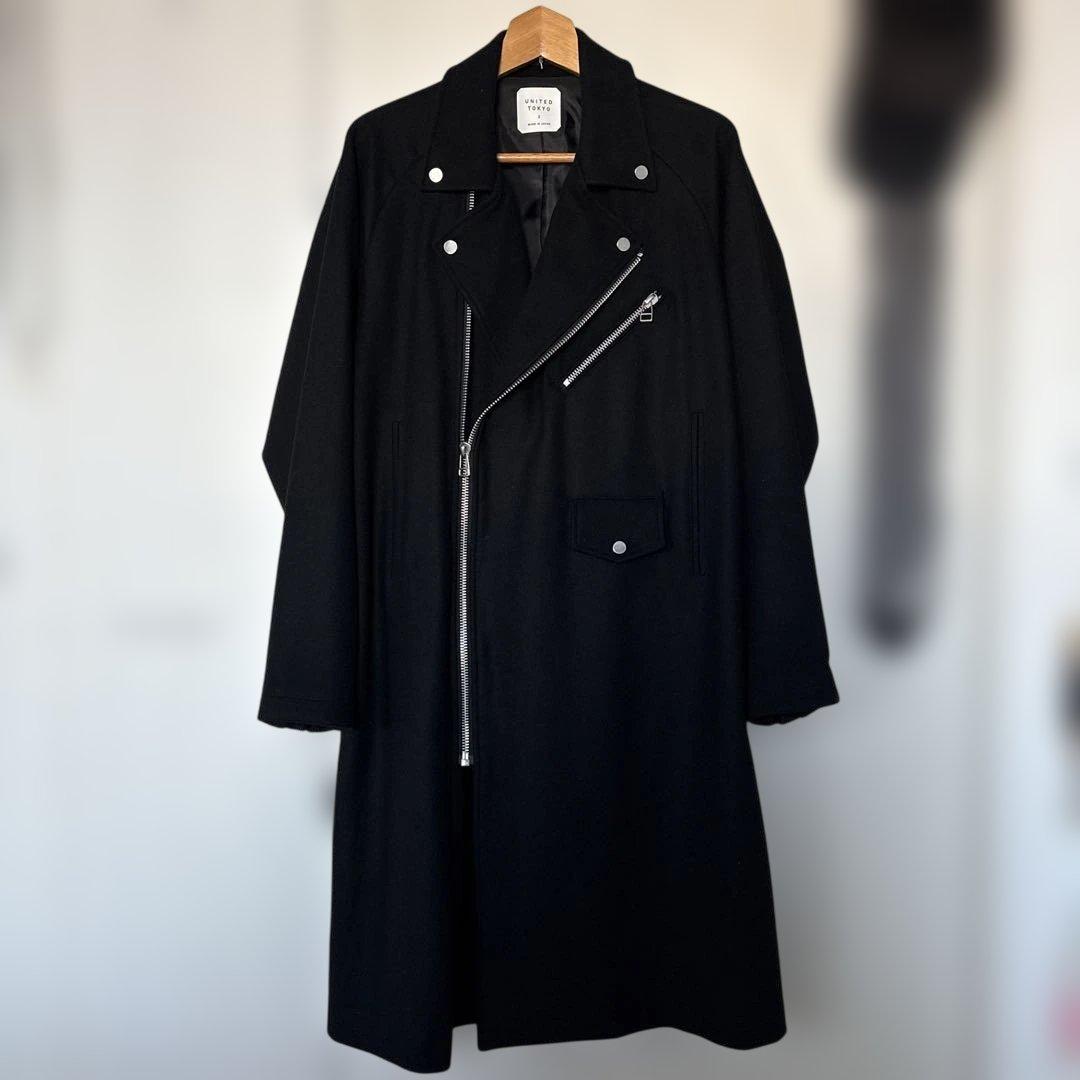 【UNITED TOKYO】メルトンライダースコート