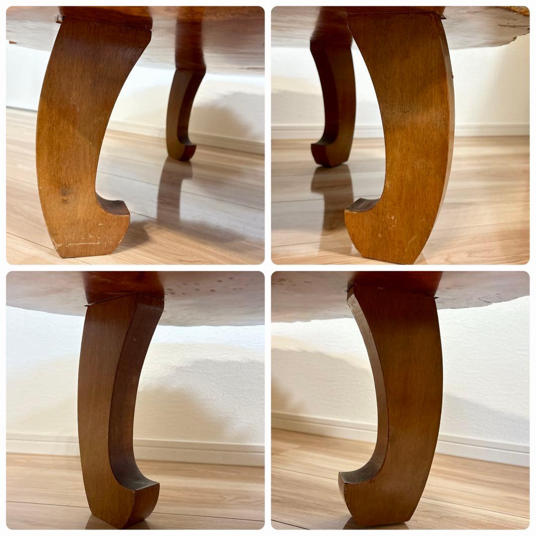 ✨送料込み✨ 花梨 座卓 一枚板 テーブル 天然木 高級 120cm×90cm