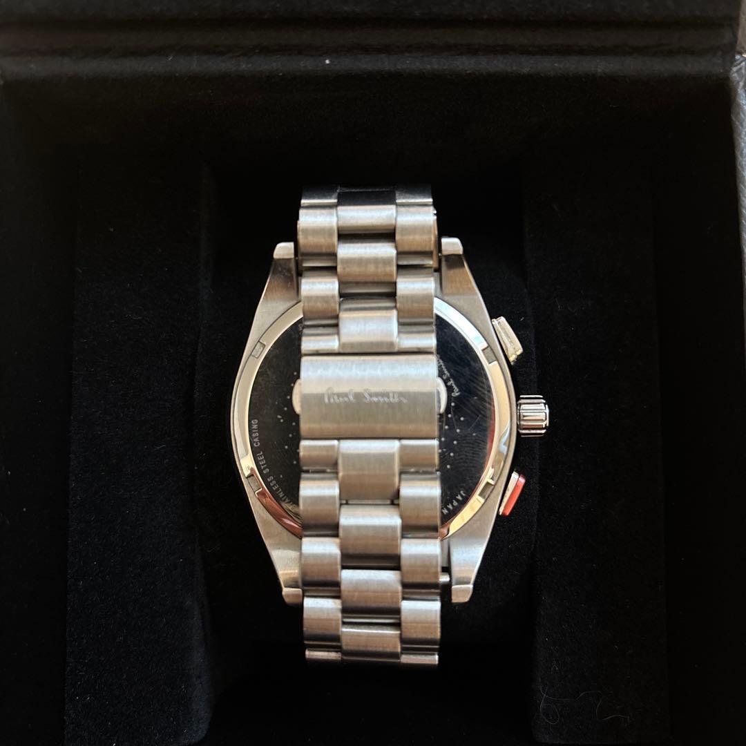 Paul Smith クロノグラフ腕時計 ブラック/シルバー