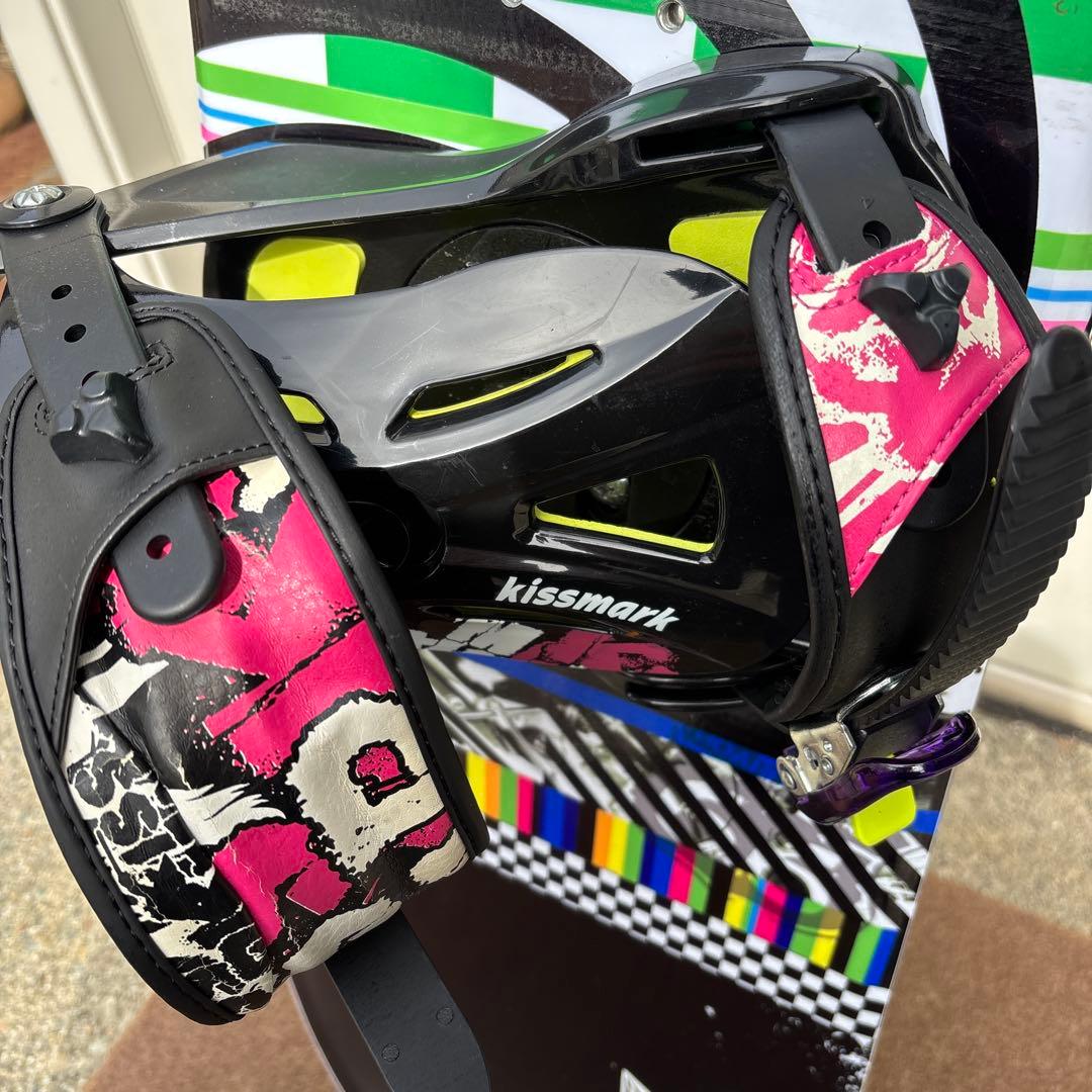 スノーボード　Kiss markバインディングセット　151ケース付き⭐︎