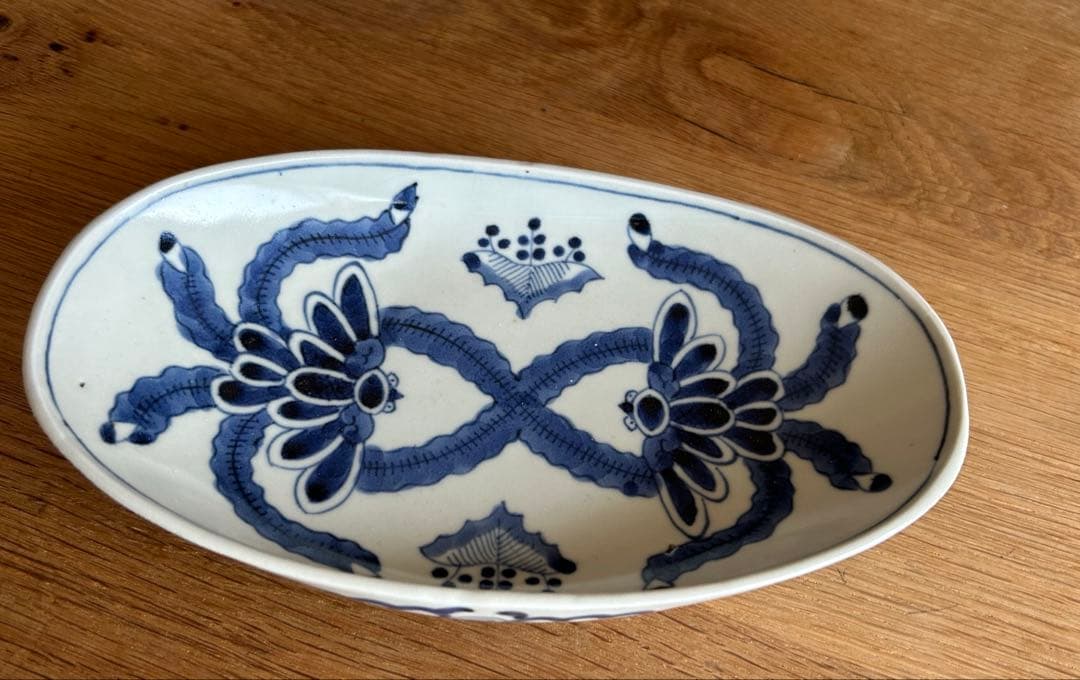 古伊万里　楕円　皿