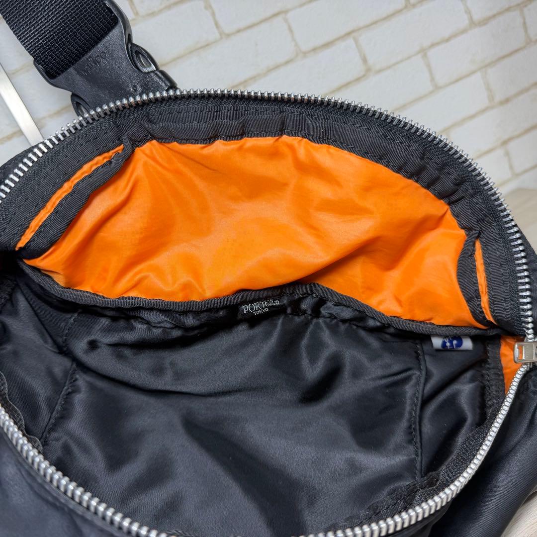 PORTERタンカー ボディバッグ ウエストバッグ ブラック L