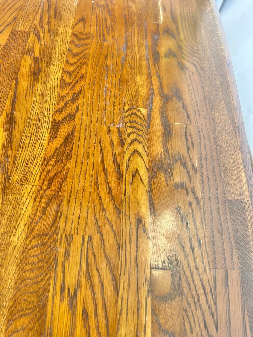 691 北欧風 ダイニングテーブル　木製 4人用 140cm ヴィンテージ　a